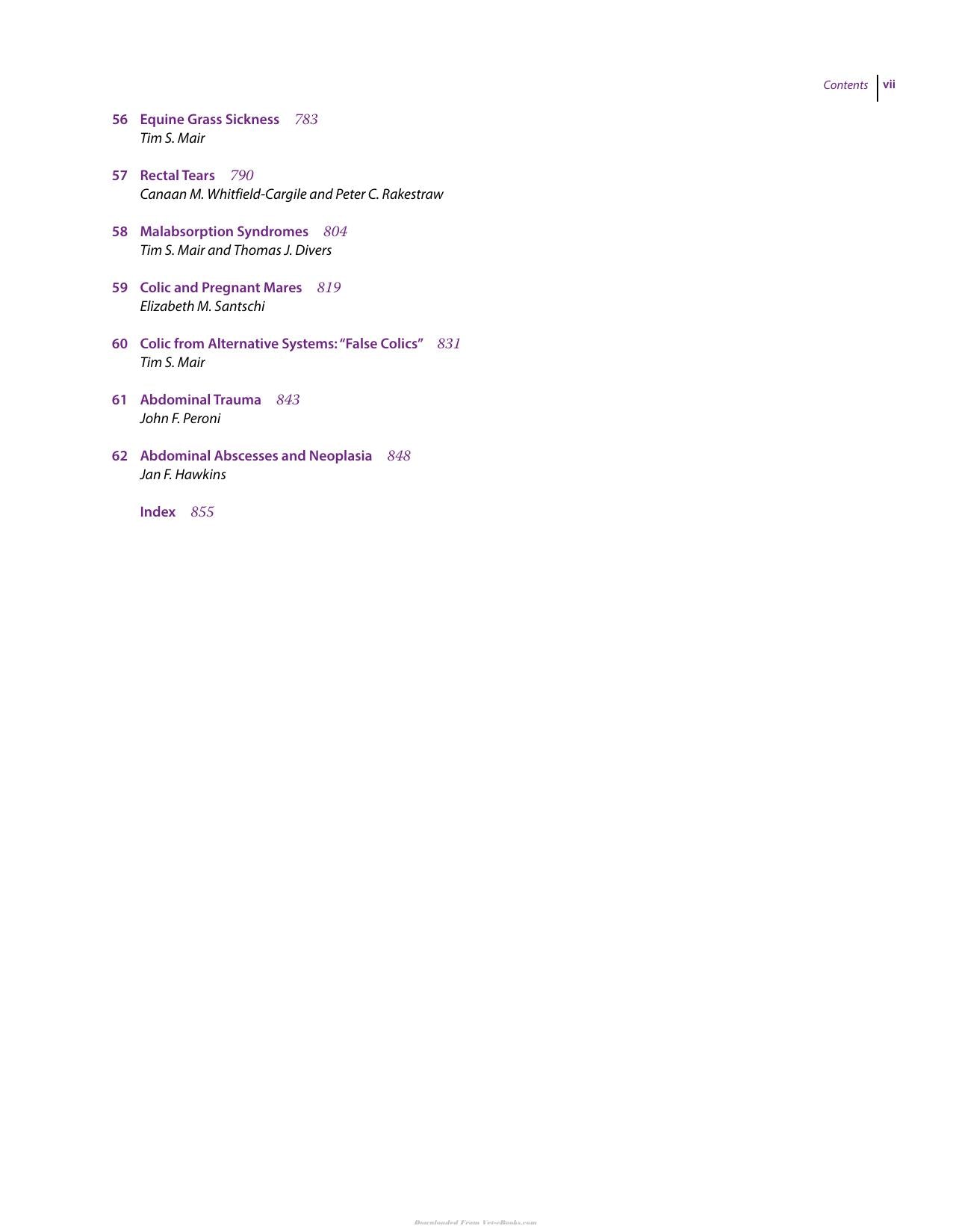 The Equine Acute Abdomen 3Rd Edition