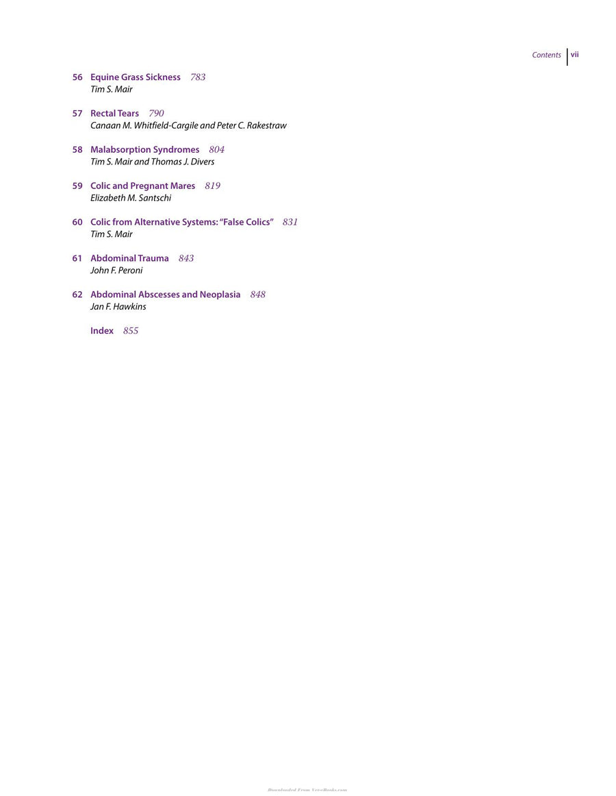 Preview page of The Equine Acute Abdomen 3rd Edition