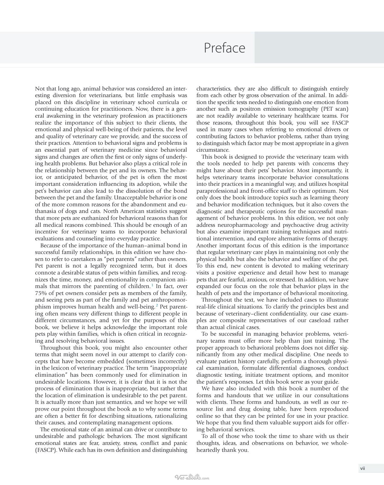 Behavior Problems Of The Dog And Cat 4Th Edition