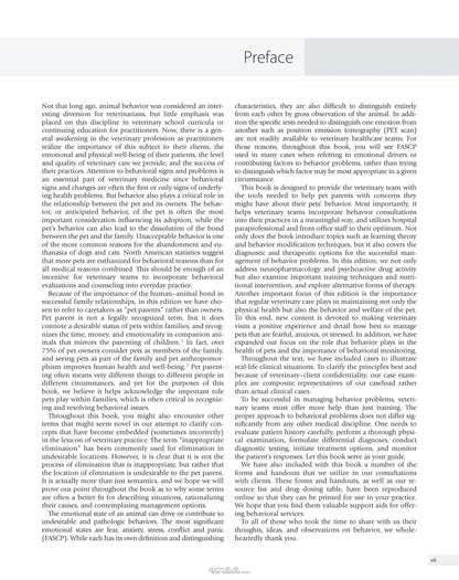 Behavior Problems of the Dog and Cat 4th Edition