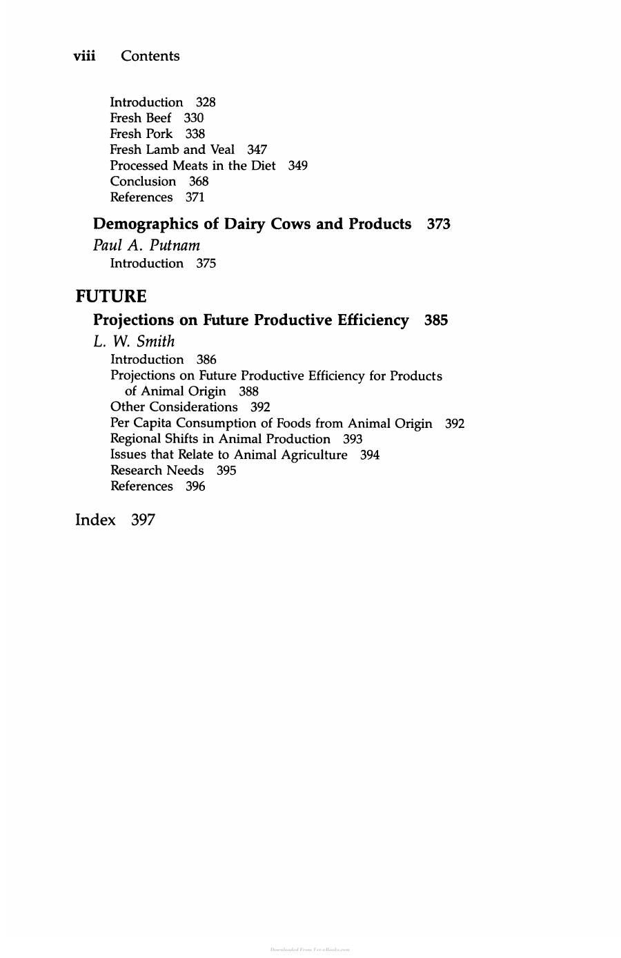 Handbook Of Animal Science