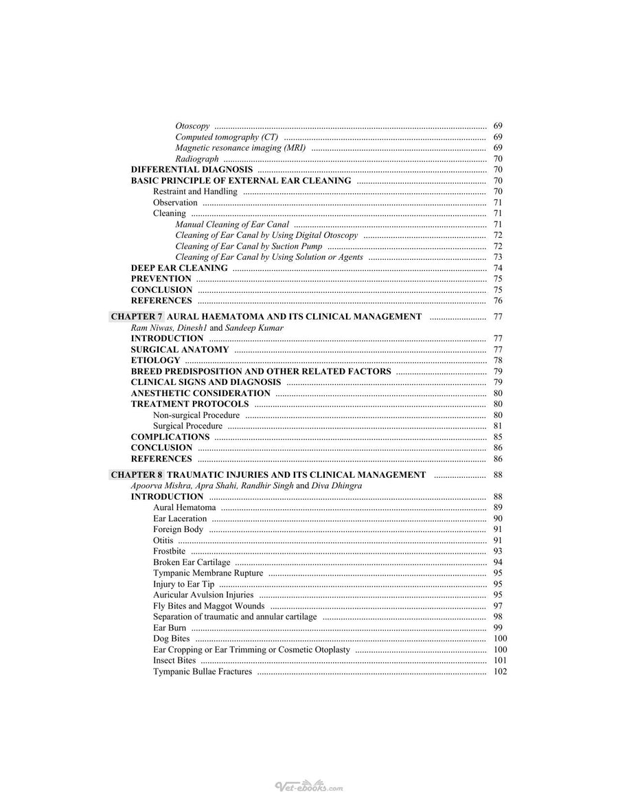 Preview page of Common Ear Diseases in Dogs Diagnosis and Management