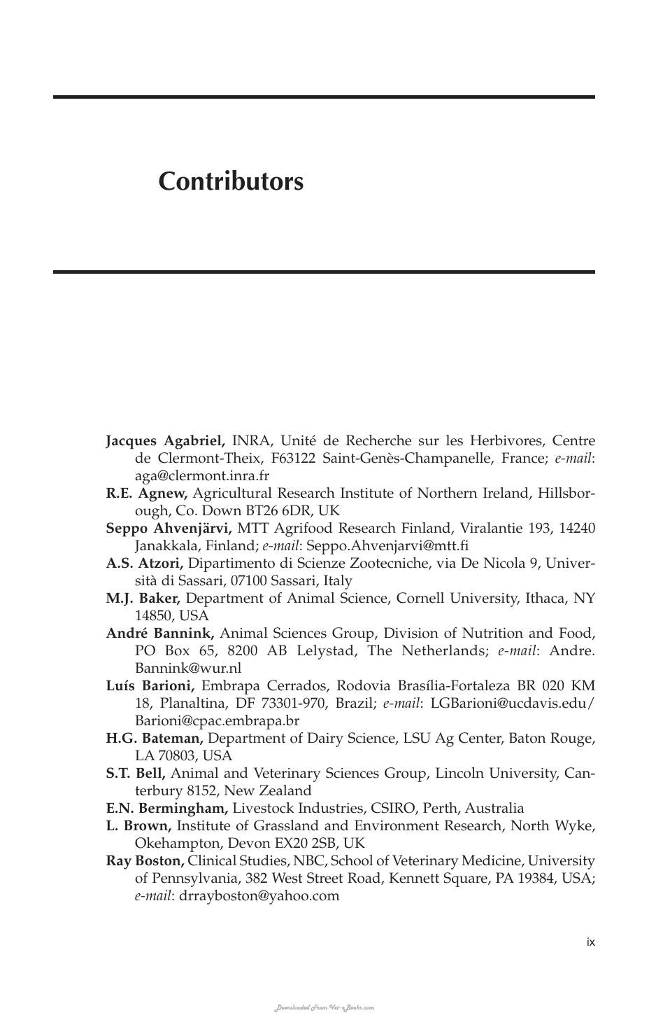 Nutrient Digestion And Utilization In Farm Animals Modelling Approaches