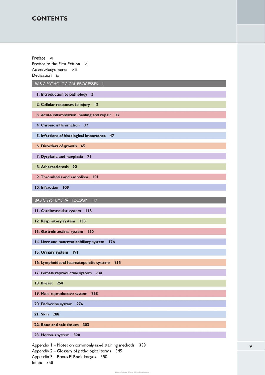 Preview page of Wheater’s Pathology: A Text, Atlas and Review of Histopathology, 6th Edition