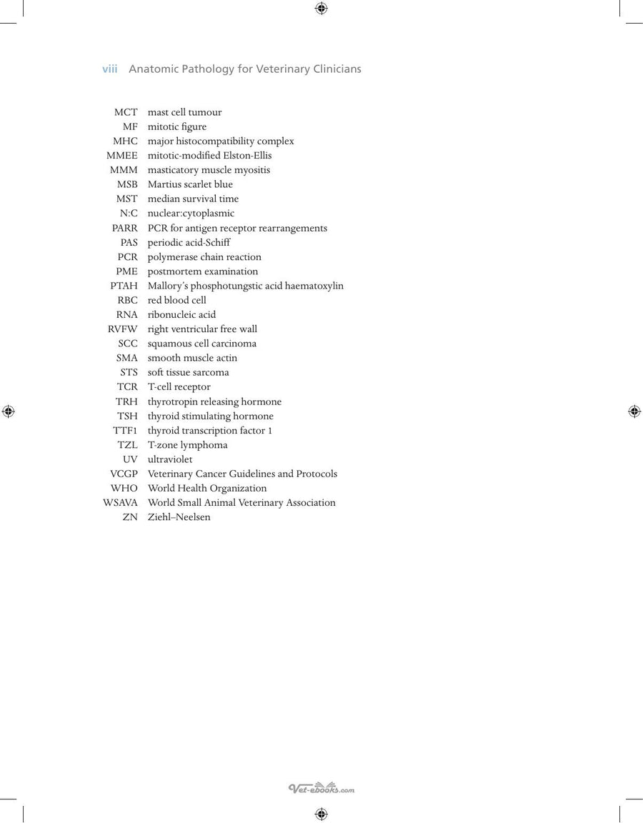 Preview page of Anatomic Pathology for Veterinary Clinicians