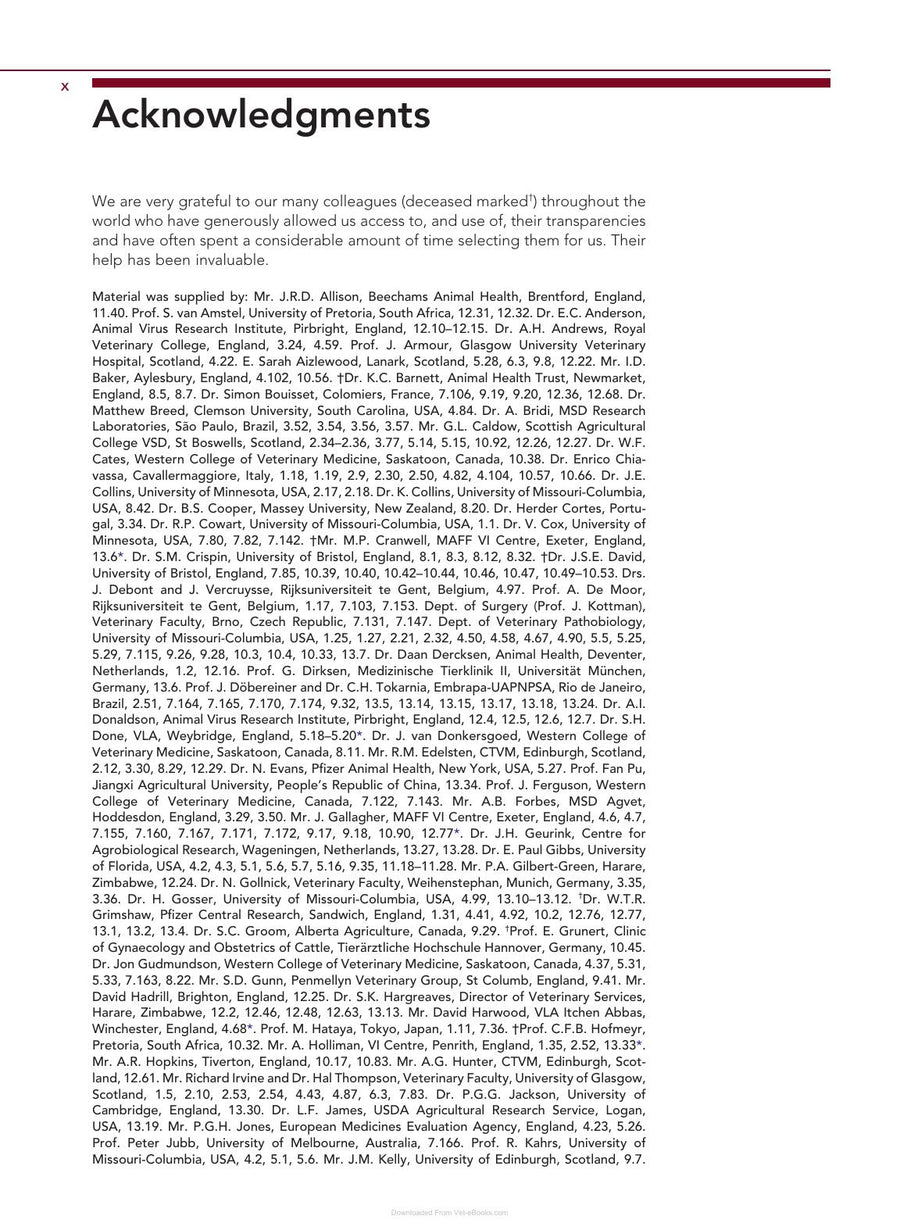 Preview page of Color Atlas Diseases Disorders Cattle 3rd Edition
