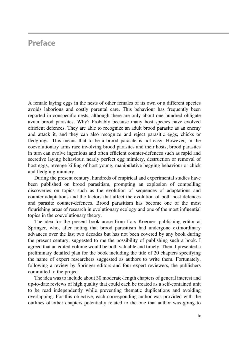 Avian Brood Parasitism Behaviour Ecology Evolution And Coevolution