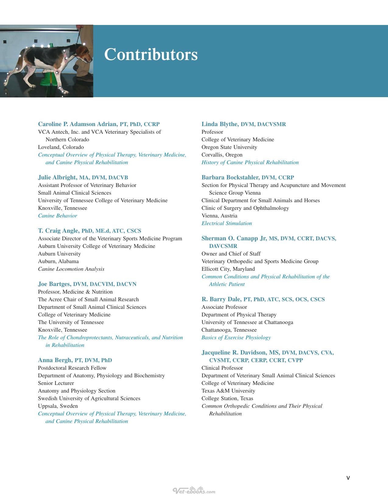 Canine Rehabilitation And Physical Therapy 2Nd Edition