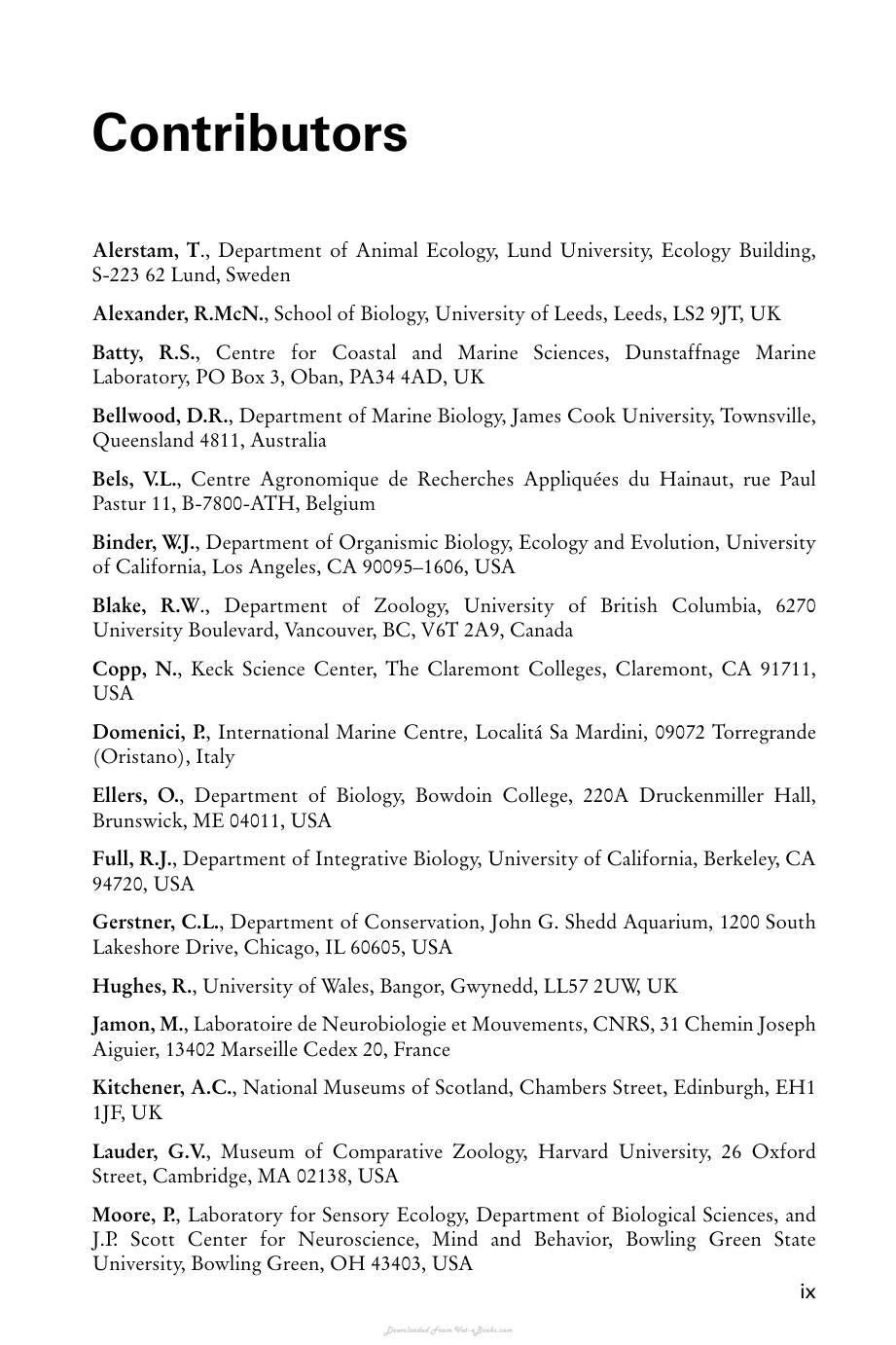 Biomechanics In Animal Behaviour