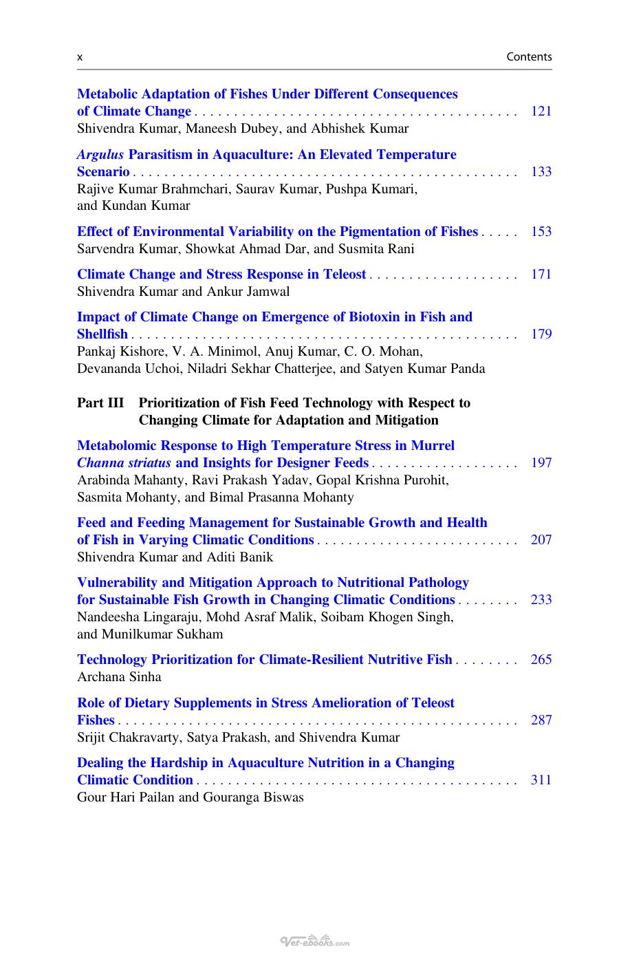 Outlook Of Climate Change And Fish Nutrition