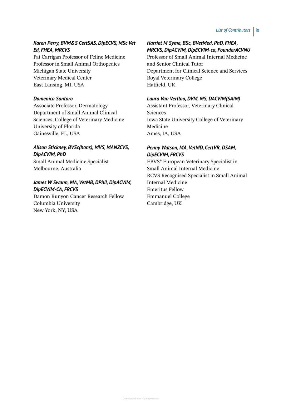 Preview page of Veterinary Clinical Immunology