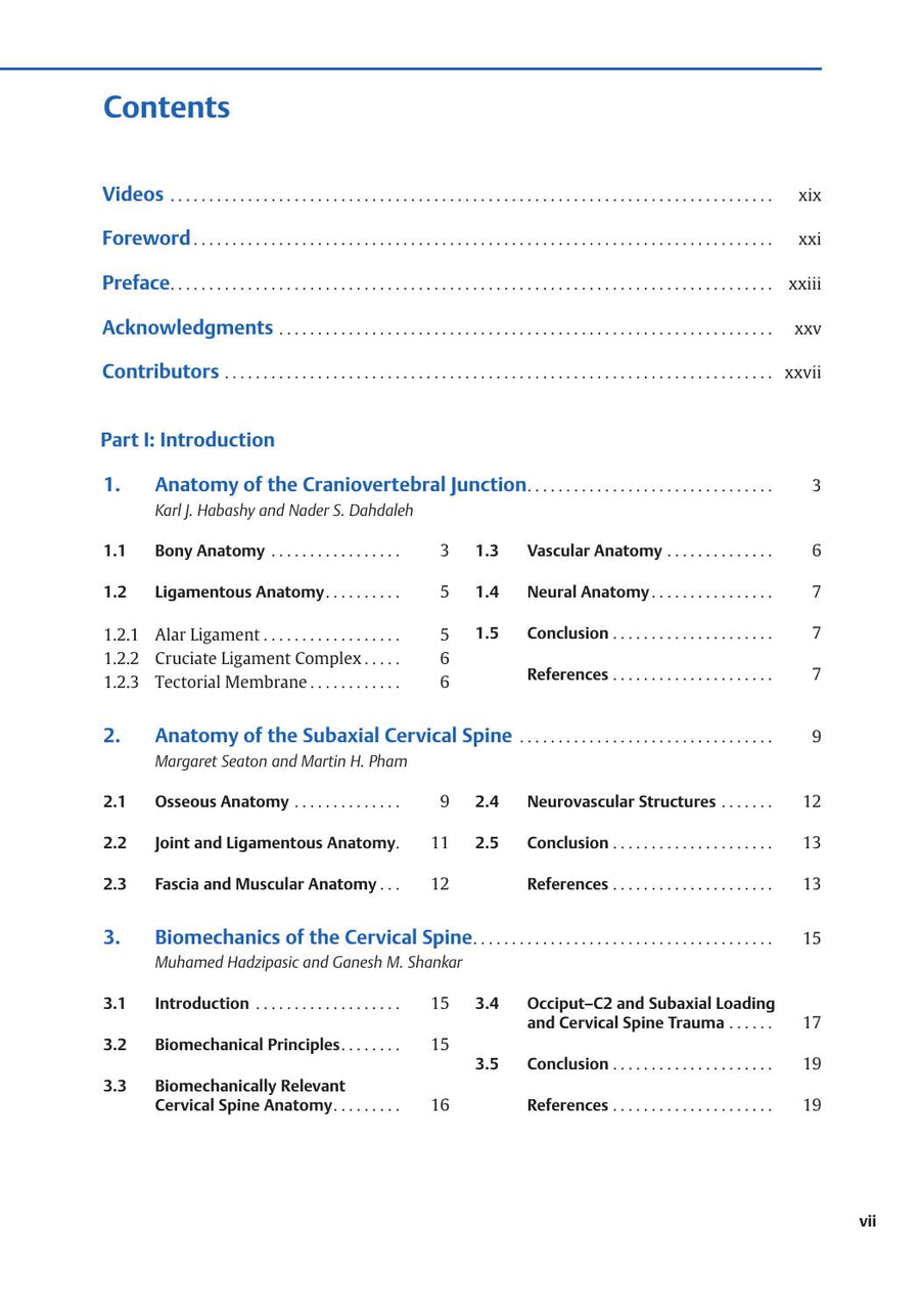 Preview page of Cervical Spine Surgery: Principles and Techniques