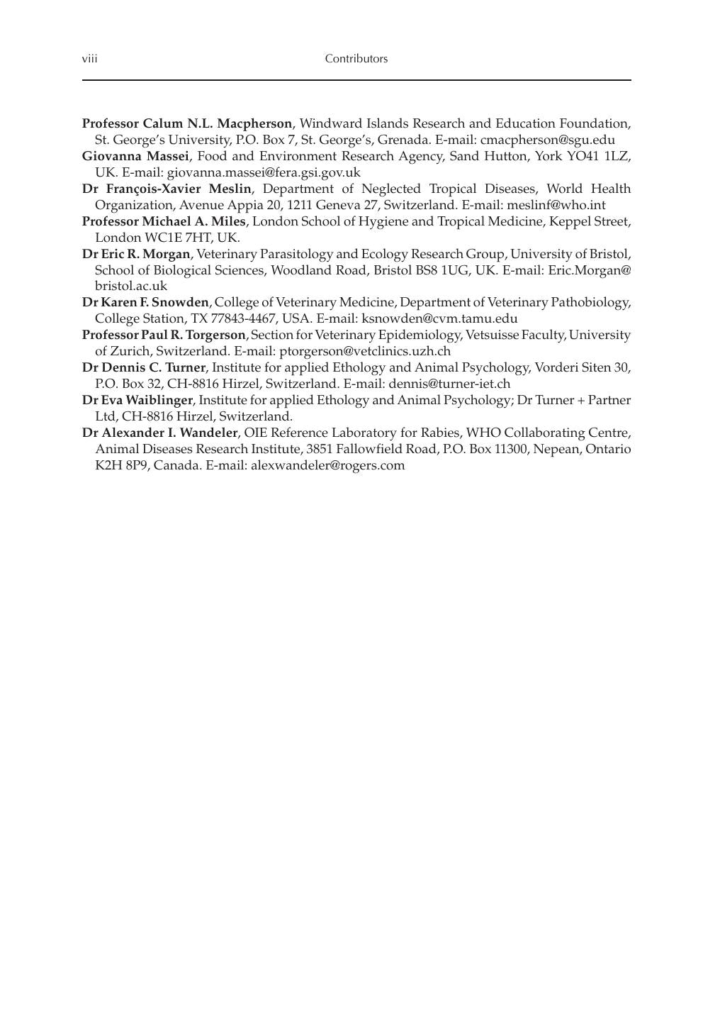 Dogs Zoonoses And Public Health 2Nd Edition