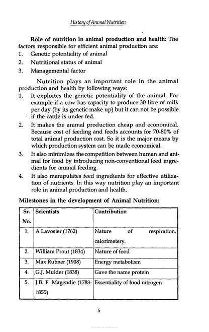 Handbook of General Animal Nutrition