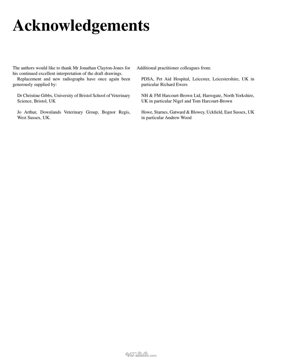 Preview page of An Atlas of Interpretative Radiographic Anatomy of the Dog and Cat 2nd Edition