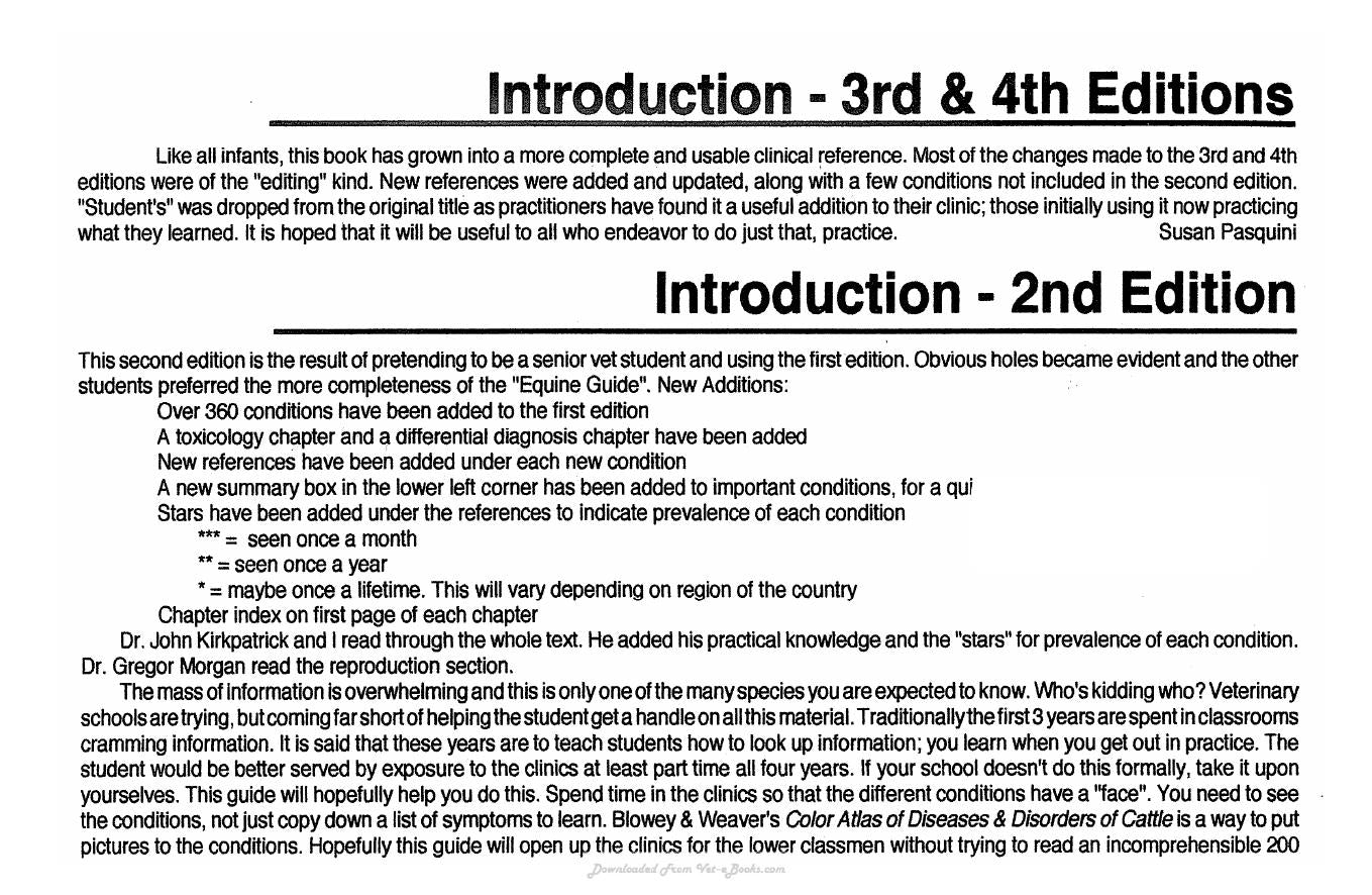 Guide To Bovine Clinics 4Th Edition