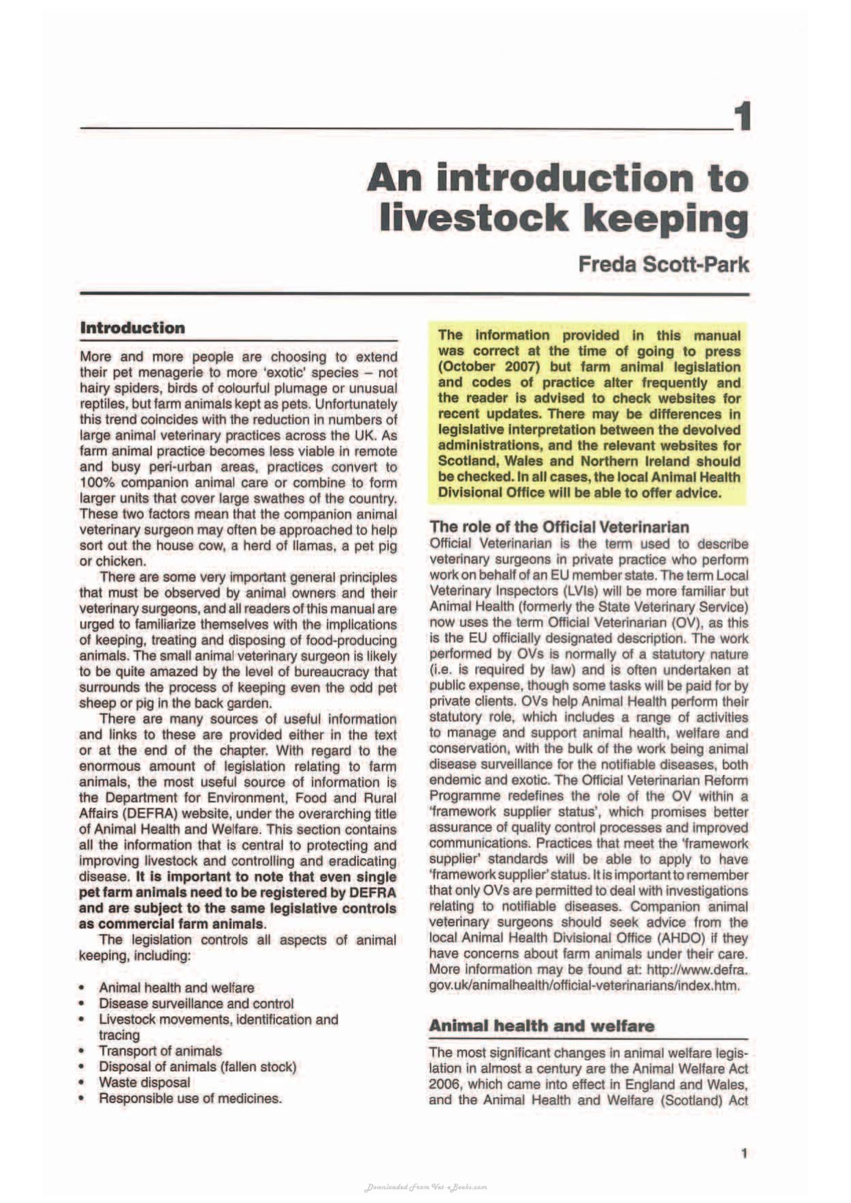 BSAVA Manual of Farm Pets