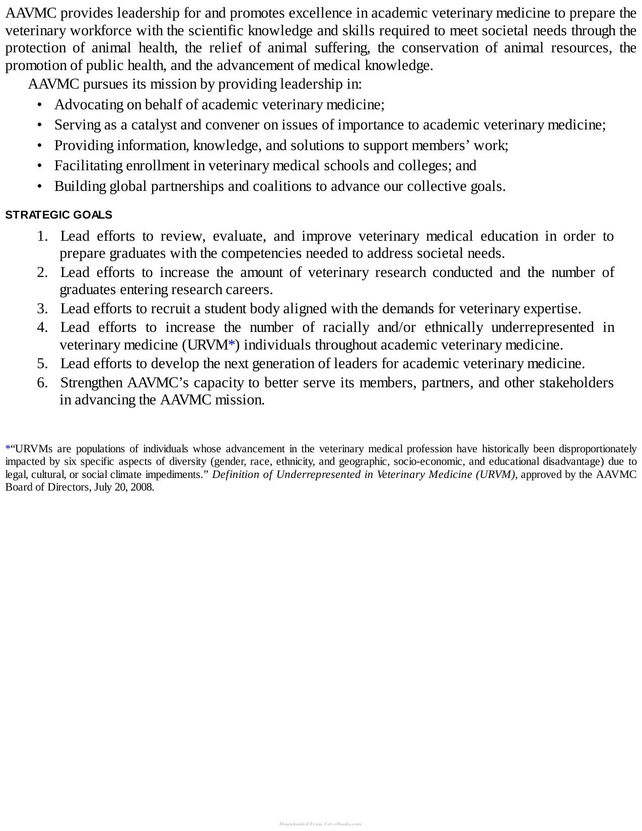 Veterinary Medical School Admission Requirements Vmsar 2018 Edition For 2019 Matriculation
