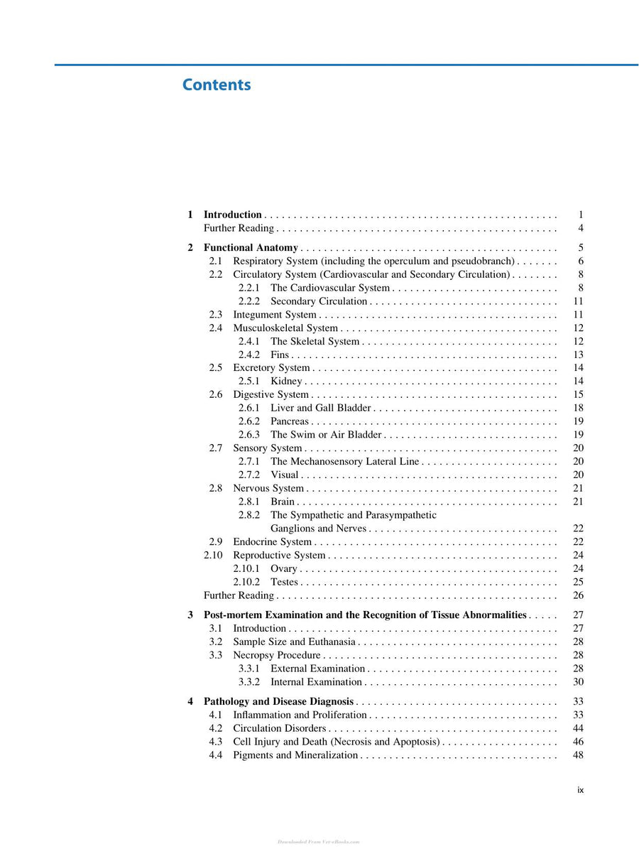 Preview page of A Colour Atlas of Salmonid Diseases 2nd Edition
