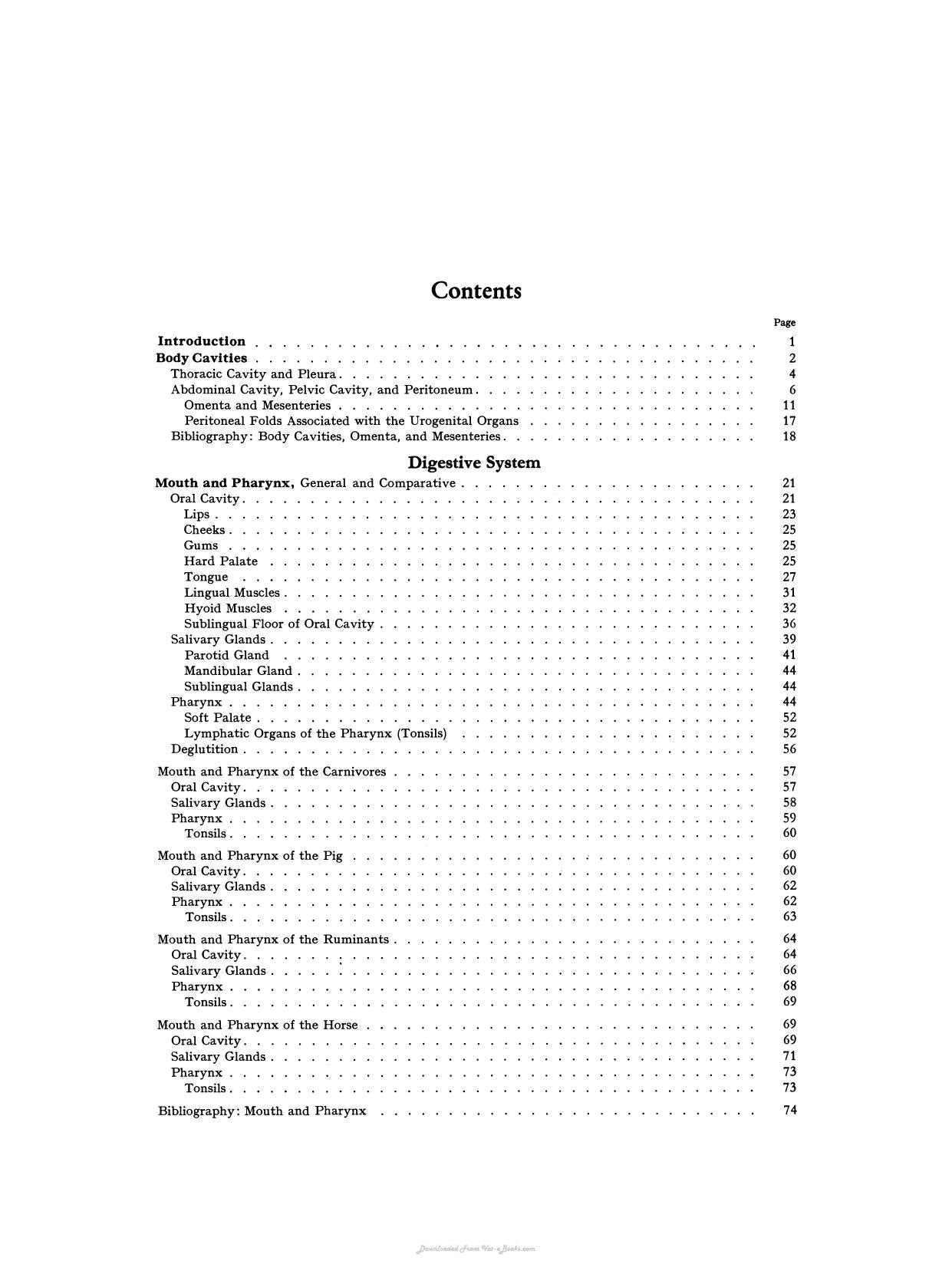The Viscera Of The Domestic Mammals 2Nd Revised Edition