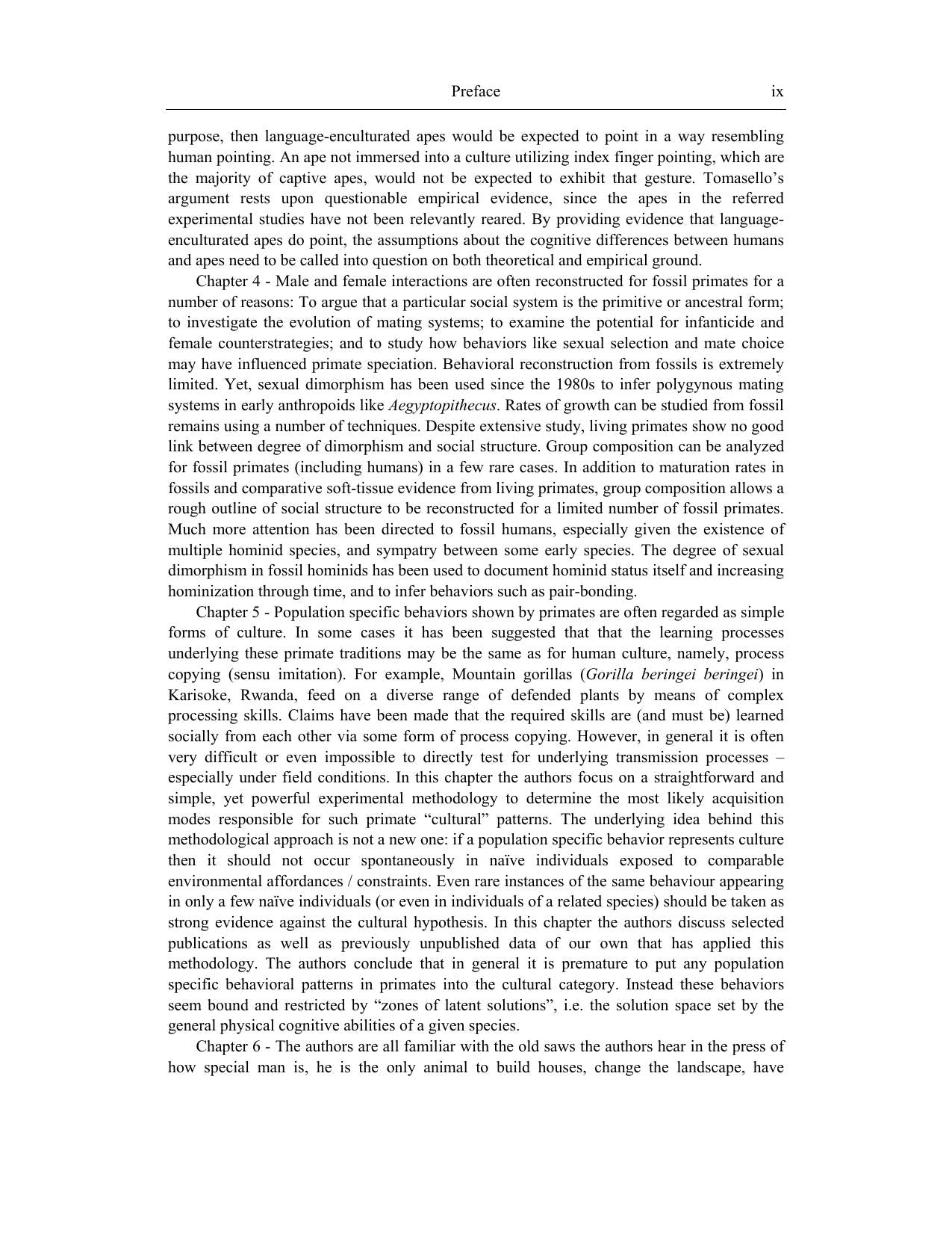 Primatology Theories Methods And Research