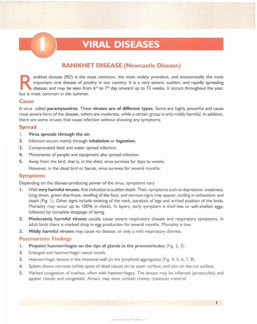 Preview page of A Colour Atlas of Poultry Diseases an Aid for Farmers and Poultry Professionals