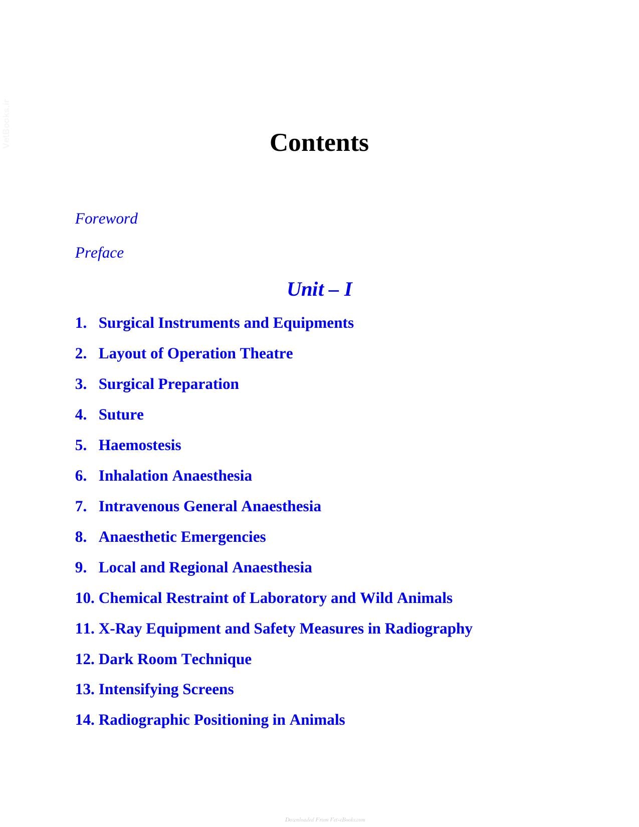 Veterinary Surgery A Practical Guide