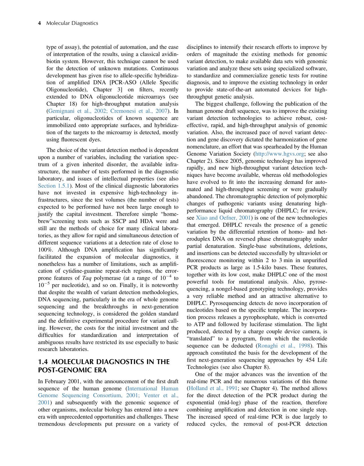 Molecular Diagnostics George Patrinos