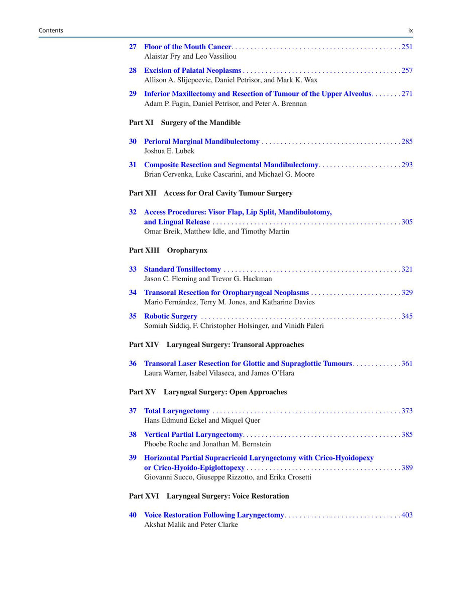 Preview page of Atlas of Head and Neck Surgery