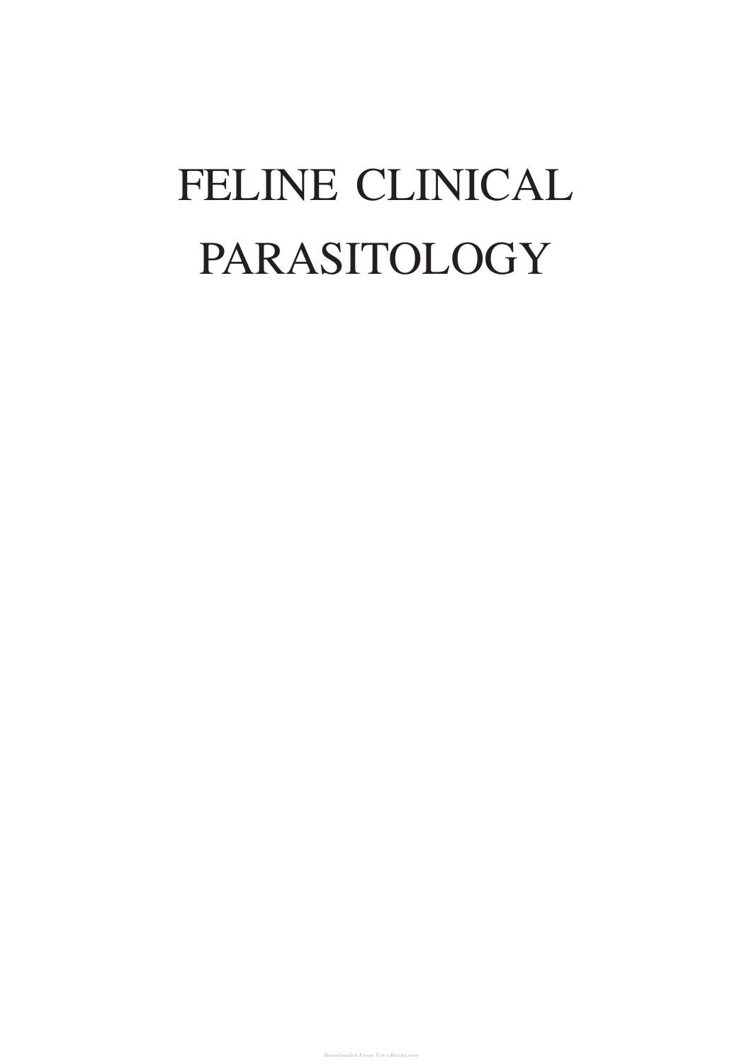 Feline Clinical Parasitology