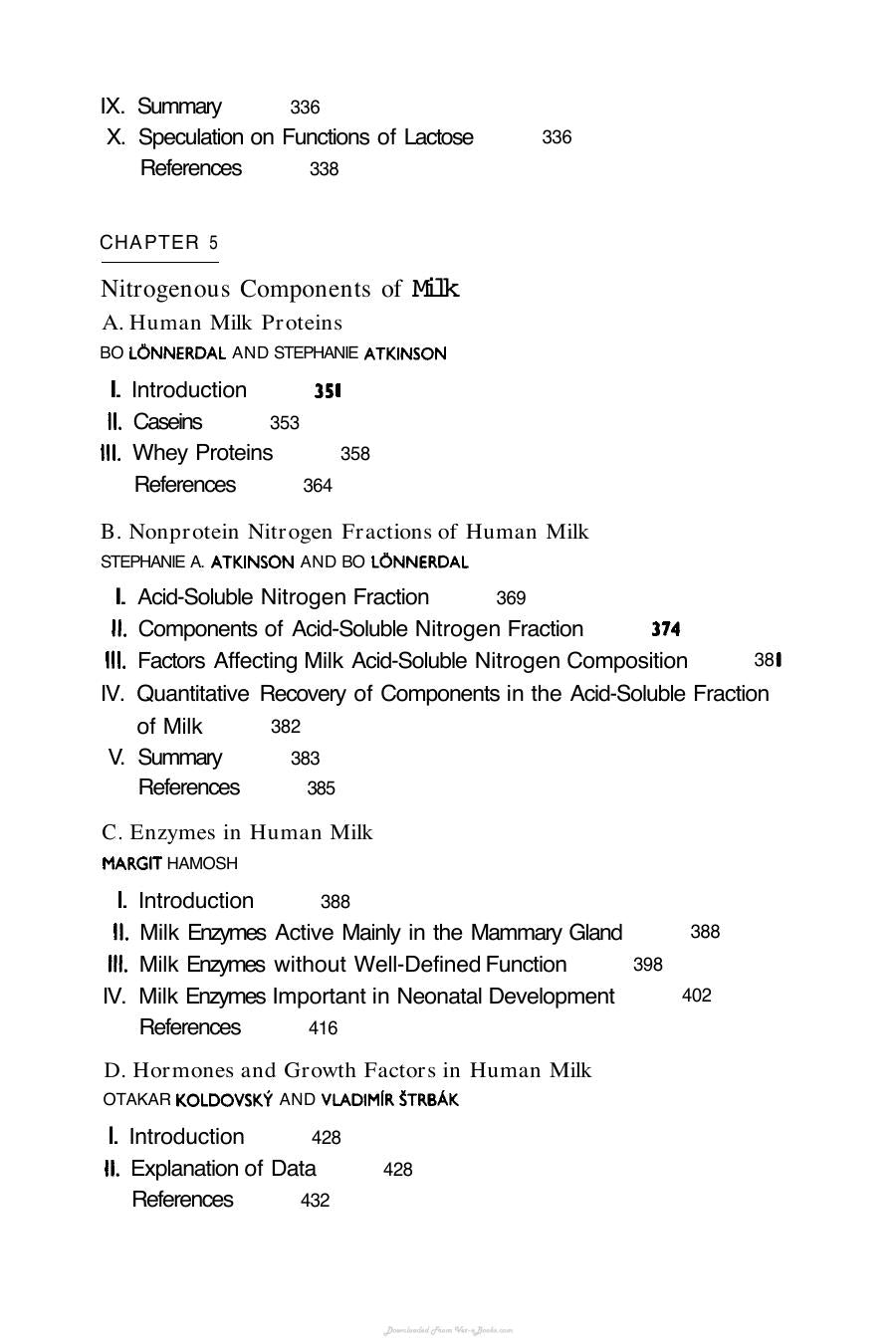 Handbook Of Milk Composition