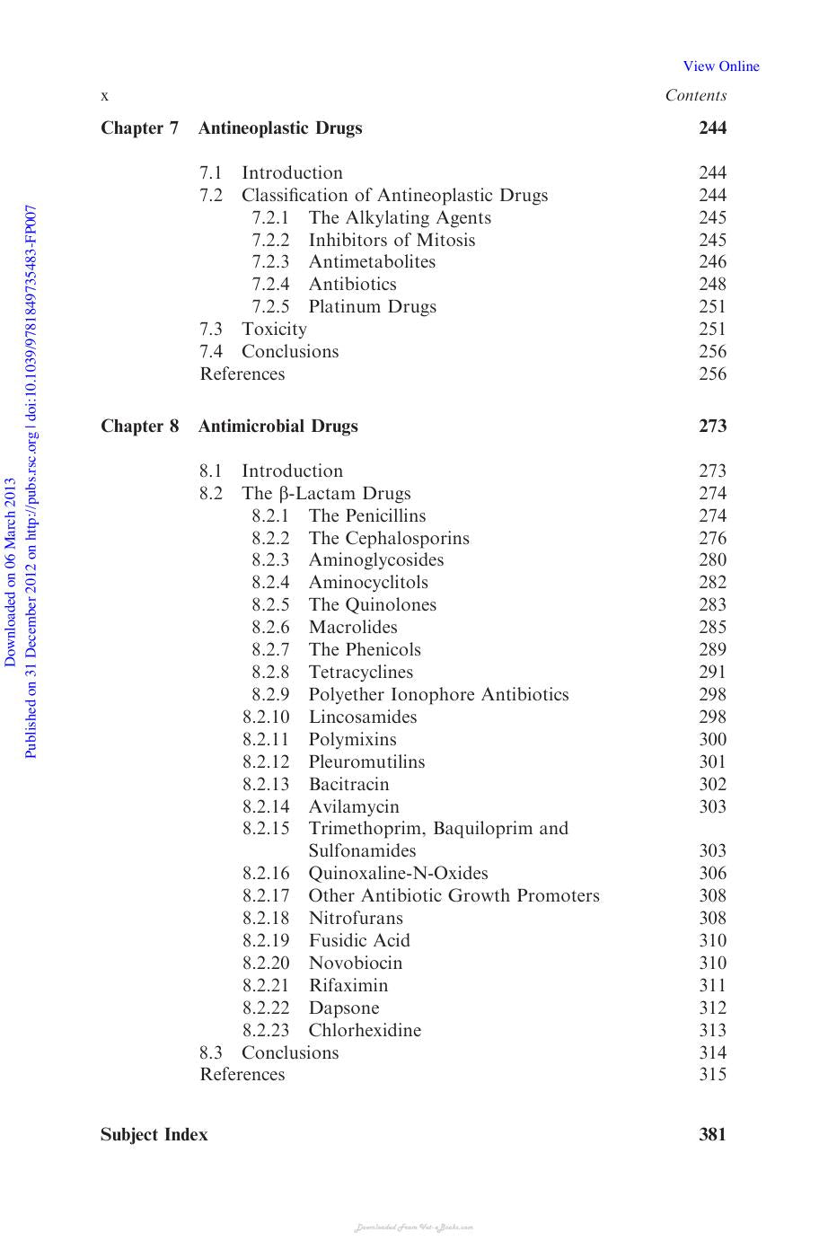 Toxicological Effects Of Veterinary Medicinal Products In Humans Volume 1 2