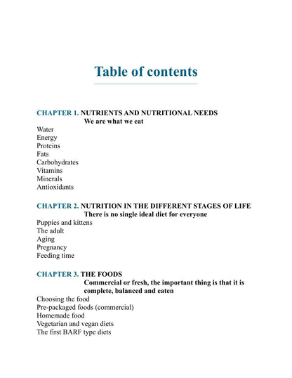 Canine and Feline Nutrition and Dietetics a Guide for the General Practitioners