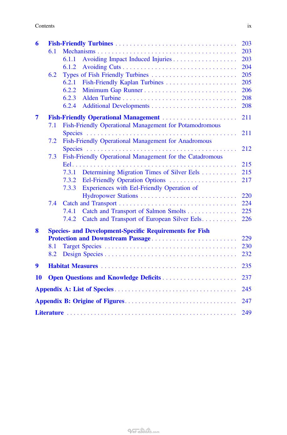 Fish Protection Technologies And Fish Ways For Downstream Migration