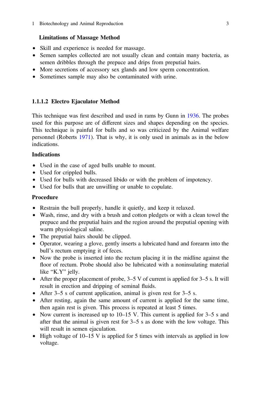 Preview page of The Role of Biotechnology in Improvement of Livestock
