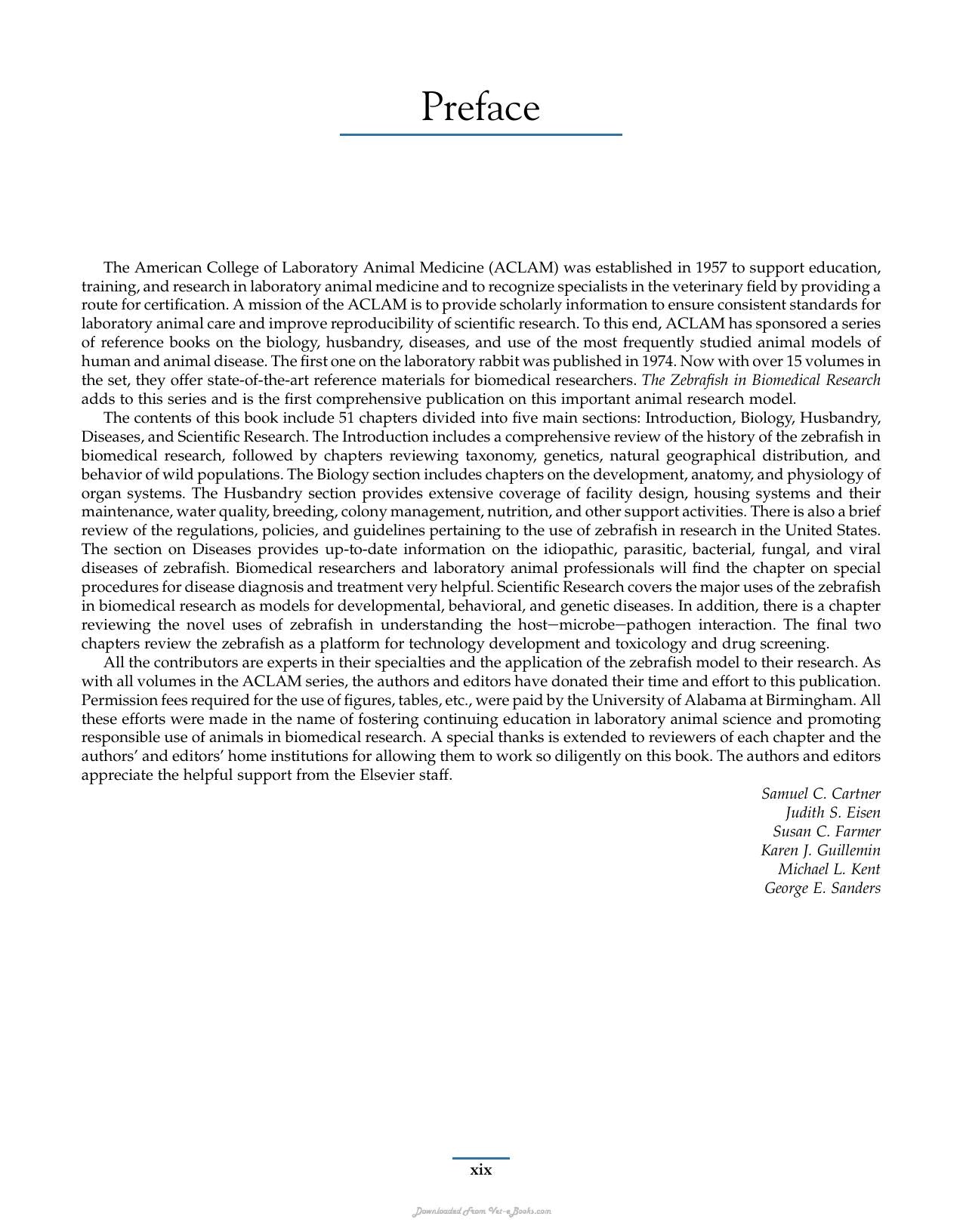 The Zebrafish In Biomedical Research Biology Husbandry Diseases And Research Applications