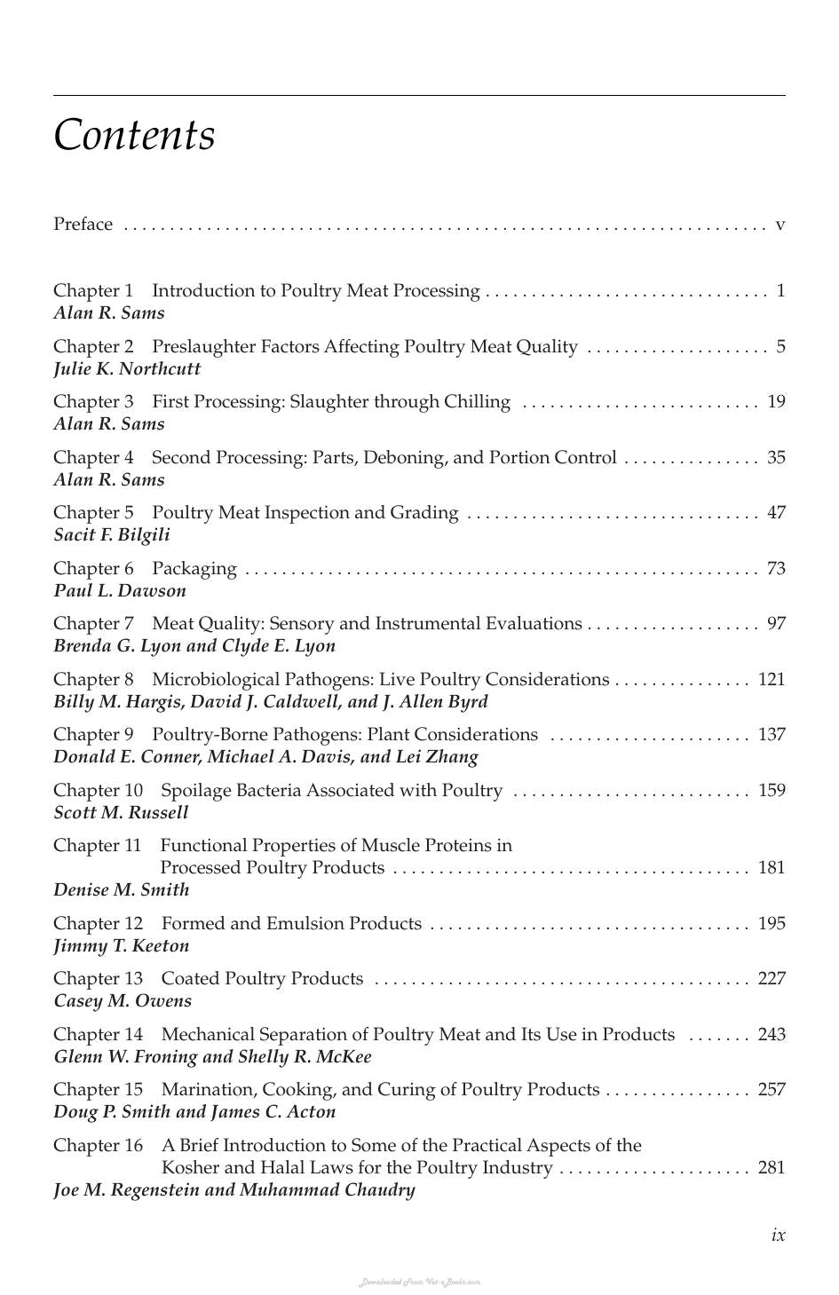 Poultry Meat Processing