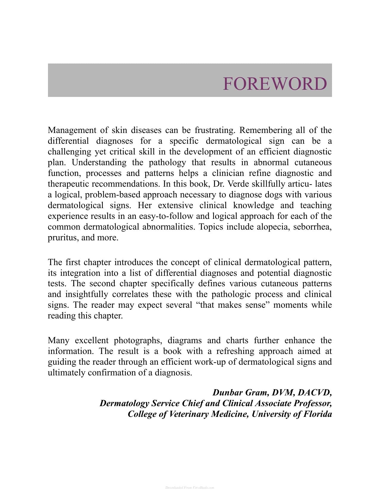 Dermatological Diagnosis In Dogs An Approach Based On Clinical Pattern