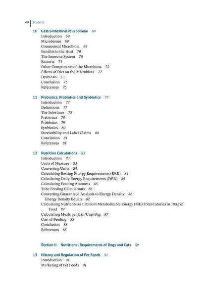 Nutrition and Disease Management for Veterinary Technicians and Nurses