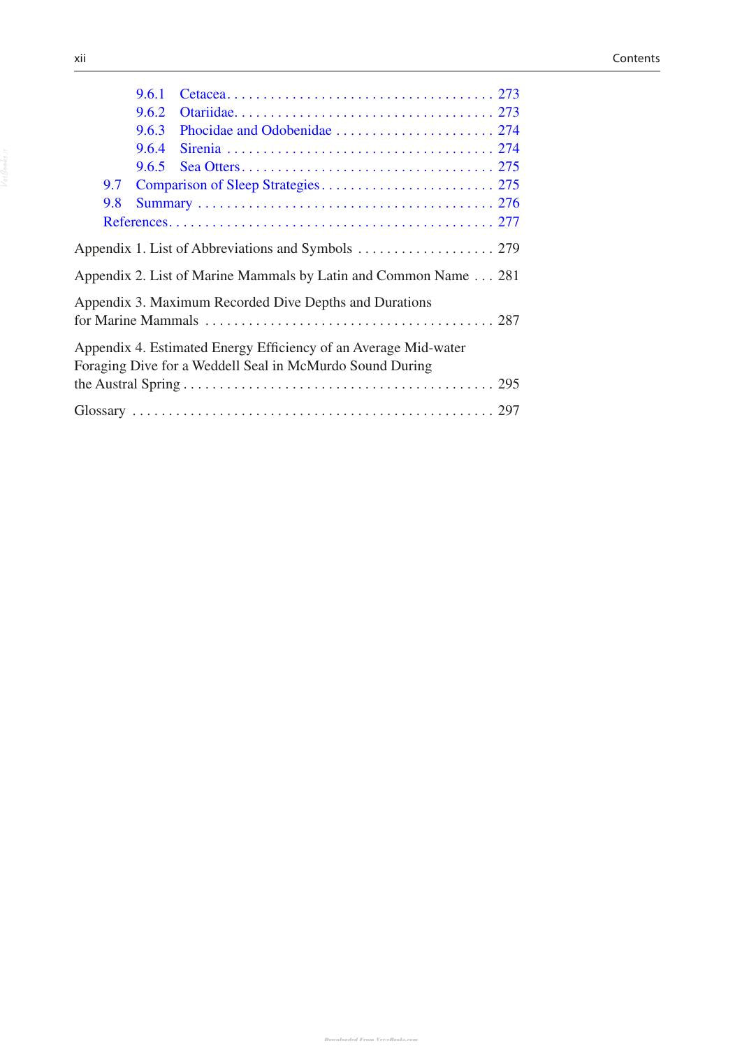 Marine Mammals Adaptations For An Aquatic Life