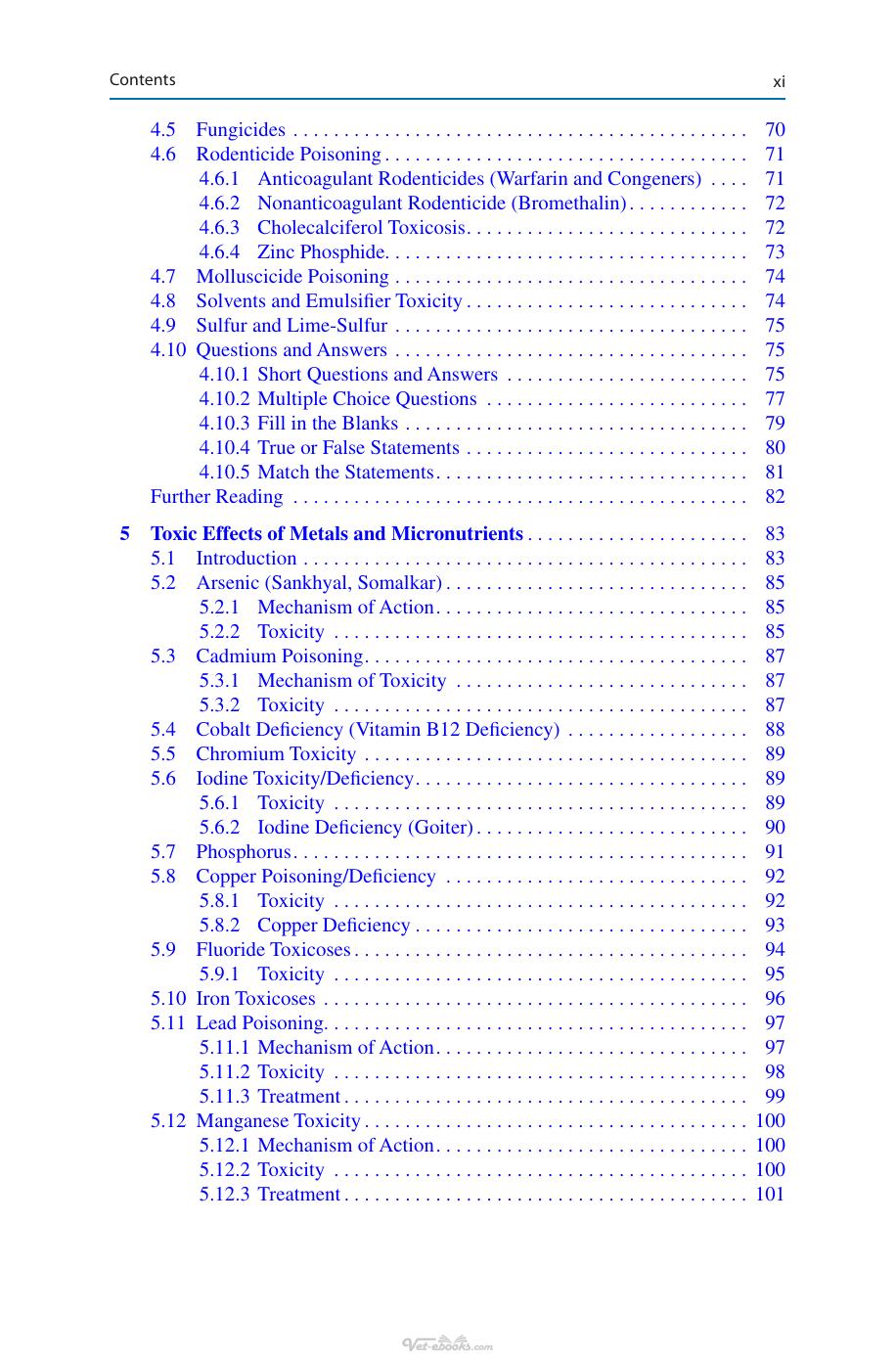 Concepts And Applications In Veterinary Toxicology An Interactive Guide