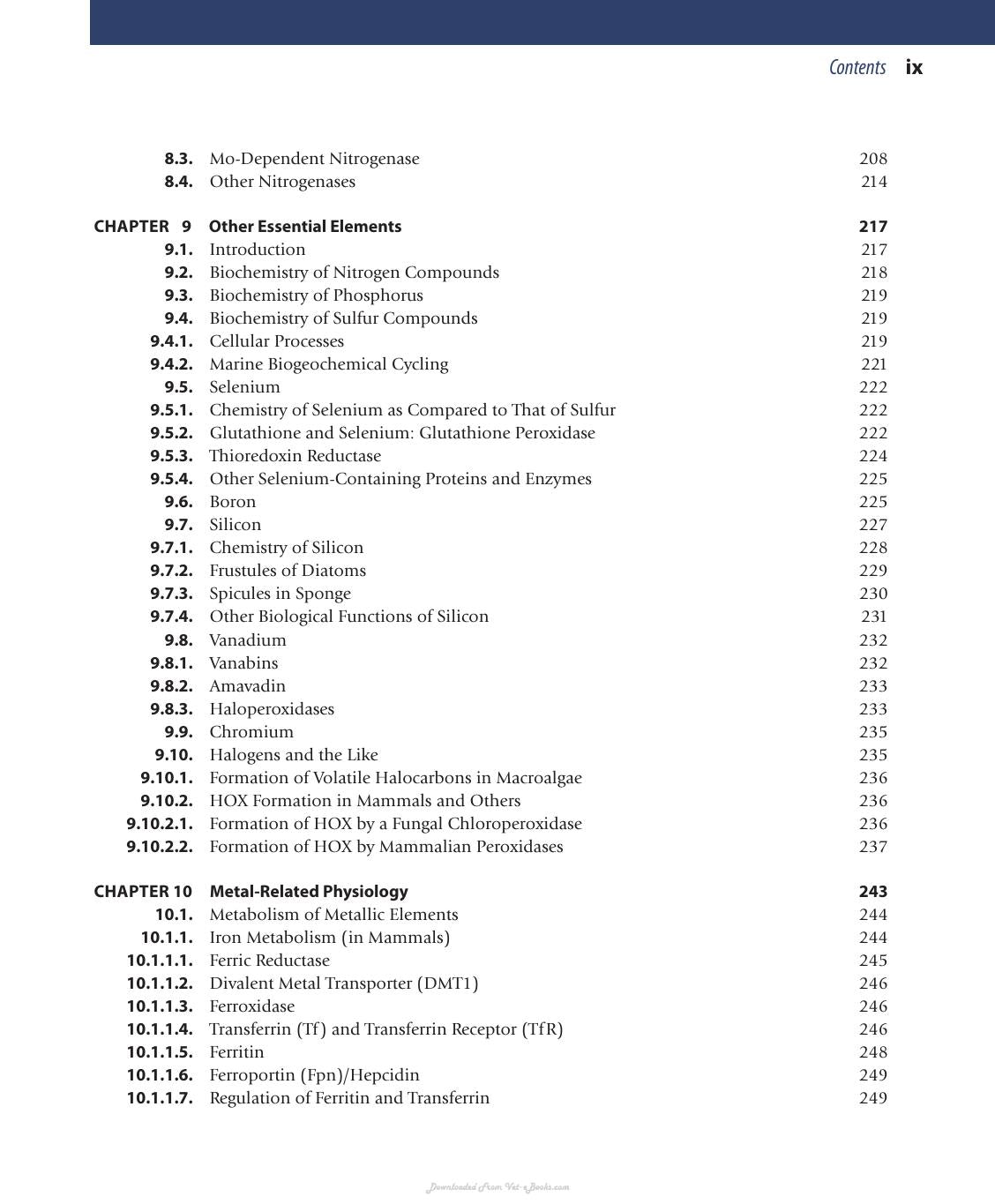 Bioinorganic Chemistry A Survey