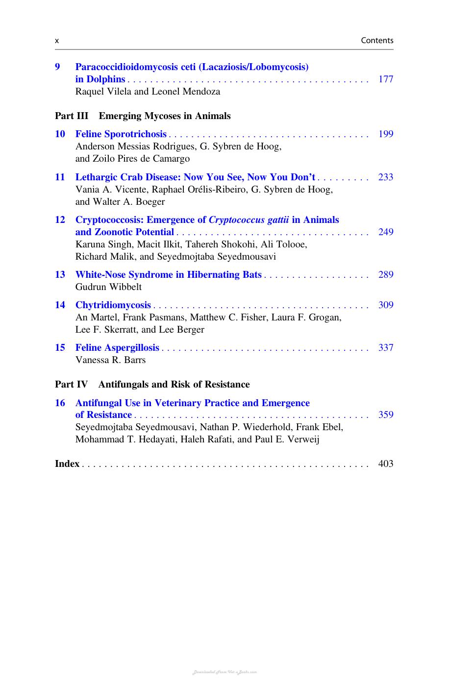 Emerging And Epizootic Fungal Infections In Animals