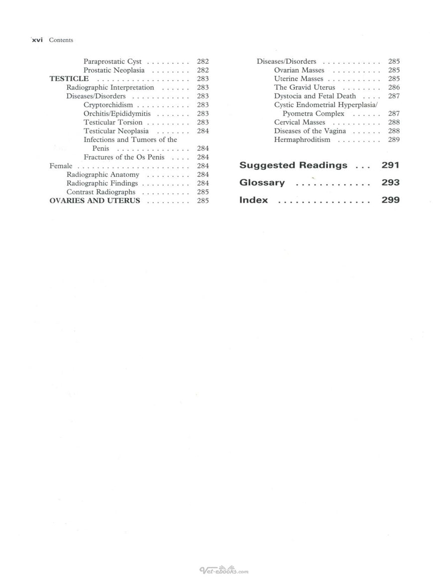 Preview page of Radiographic Interpretation for the Small Animal Clinician 2nd Edition