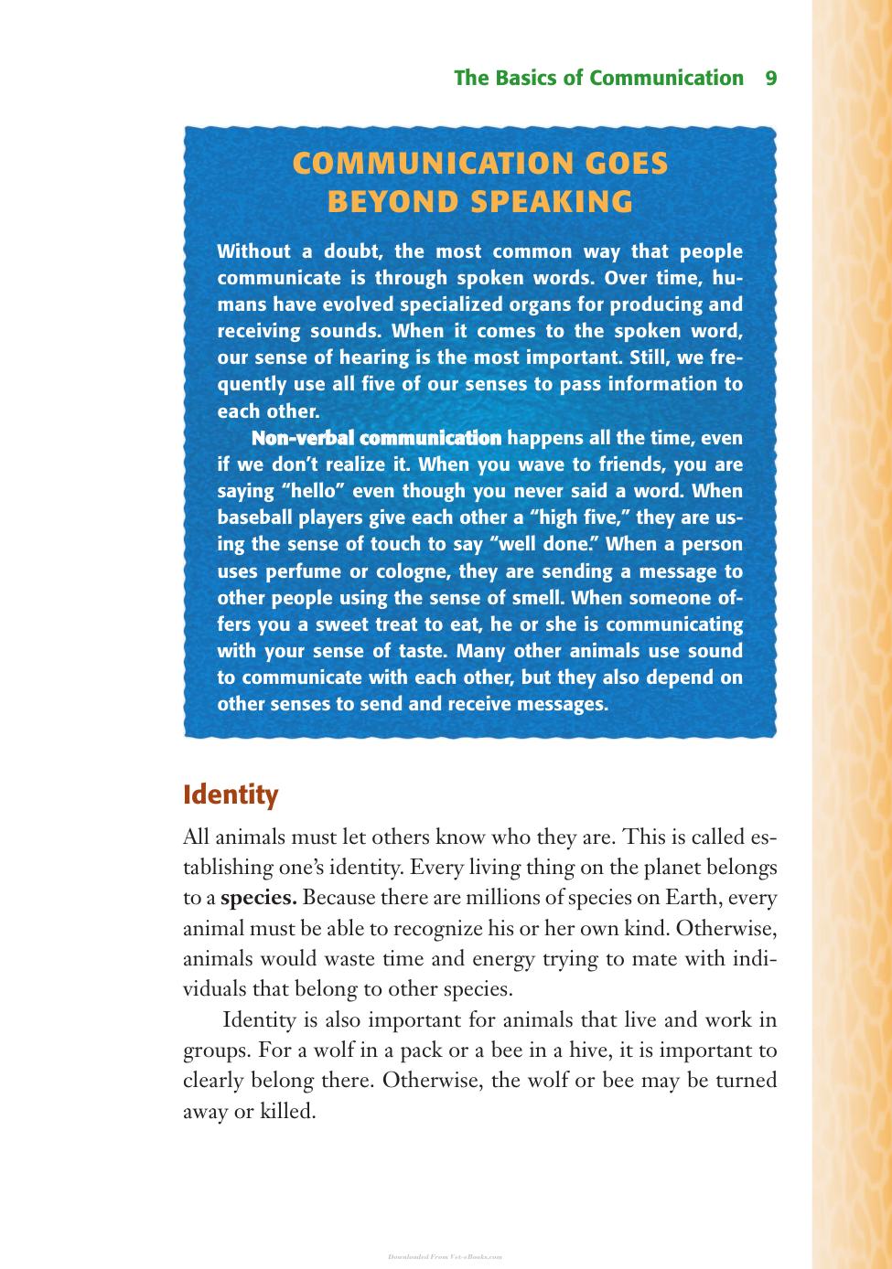 Animal Behavior Animal Communication