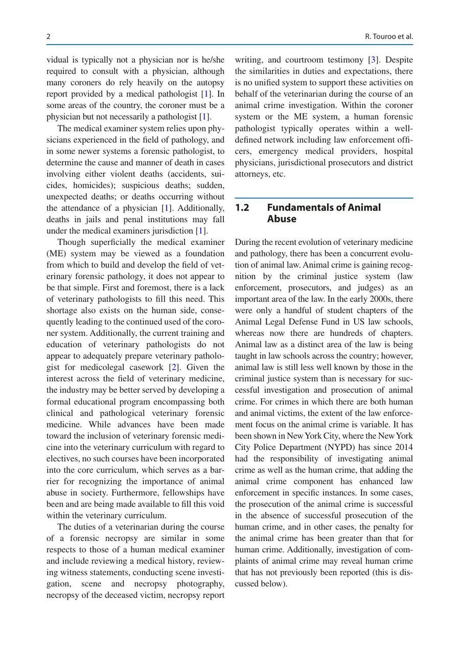 Preview page of Veterinary Forensic Pathology Volume 1 and 2