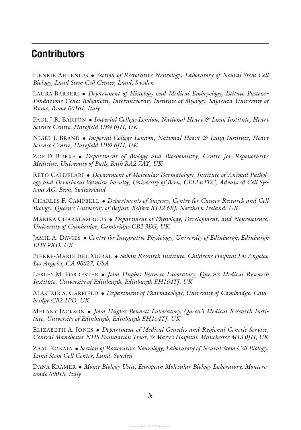 Mouse Cell Culture Methods And Protocols