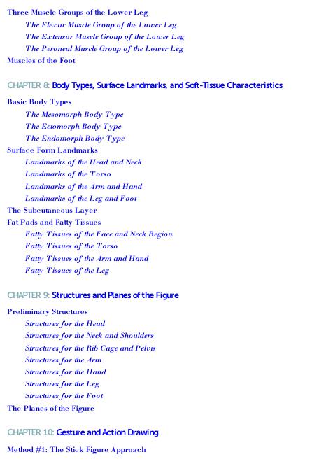 Preview page of Classic Human Anatomy in Motion