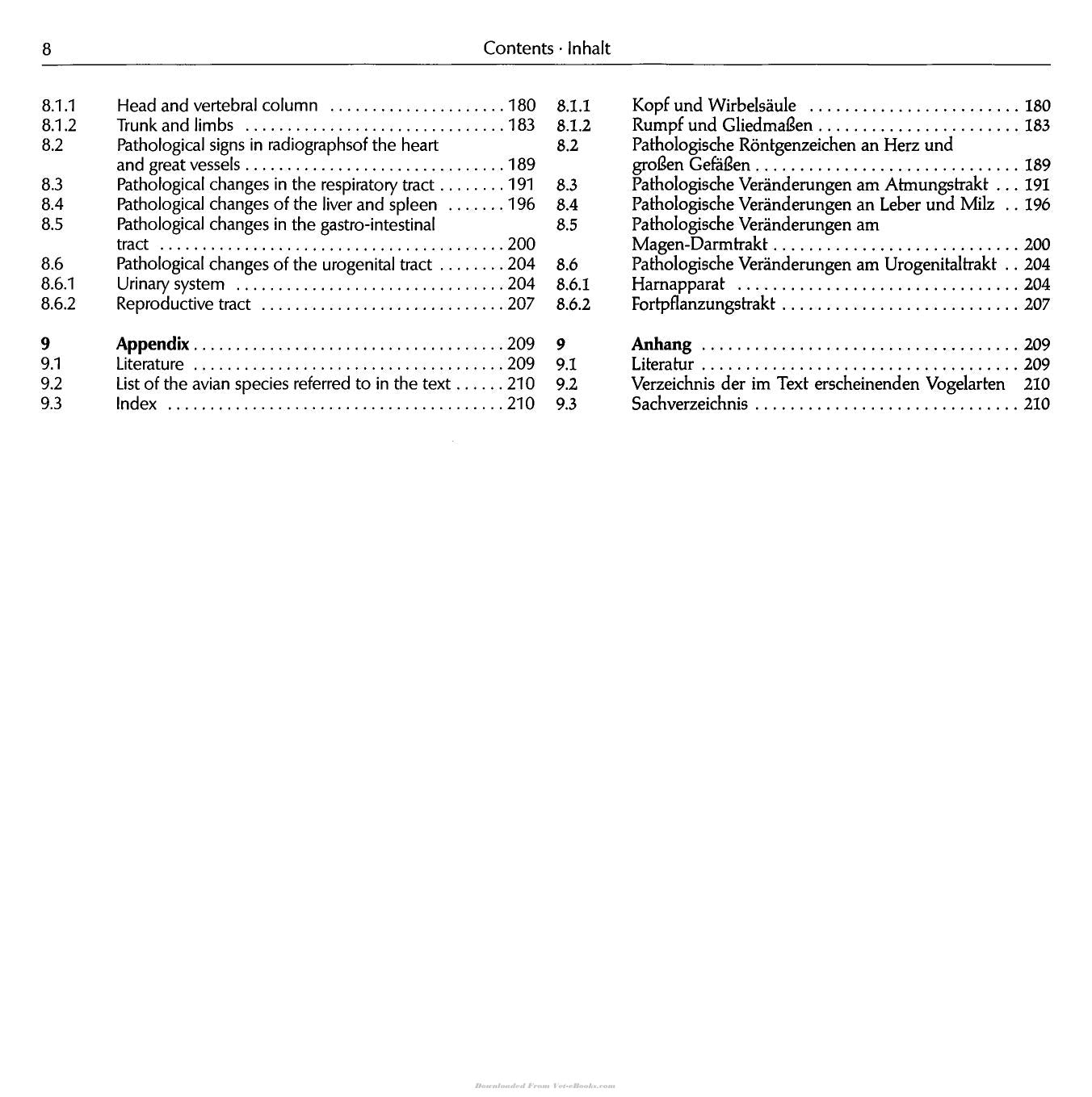 Atlas Of Radiographic Anatomy And Diagnosis Of Cage Birds
