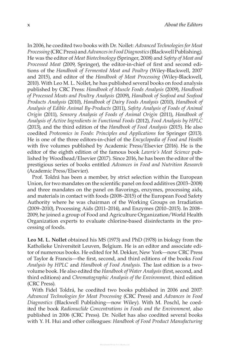 Preview page of Advanced Technologies for Meat Processing